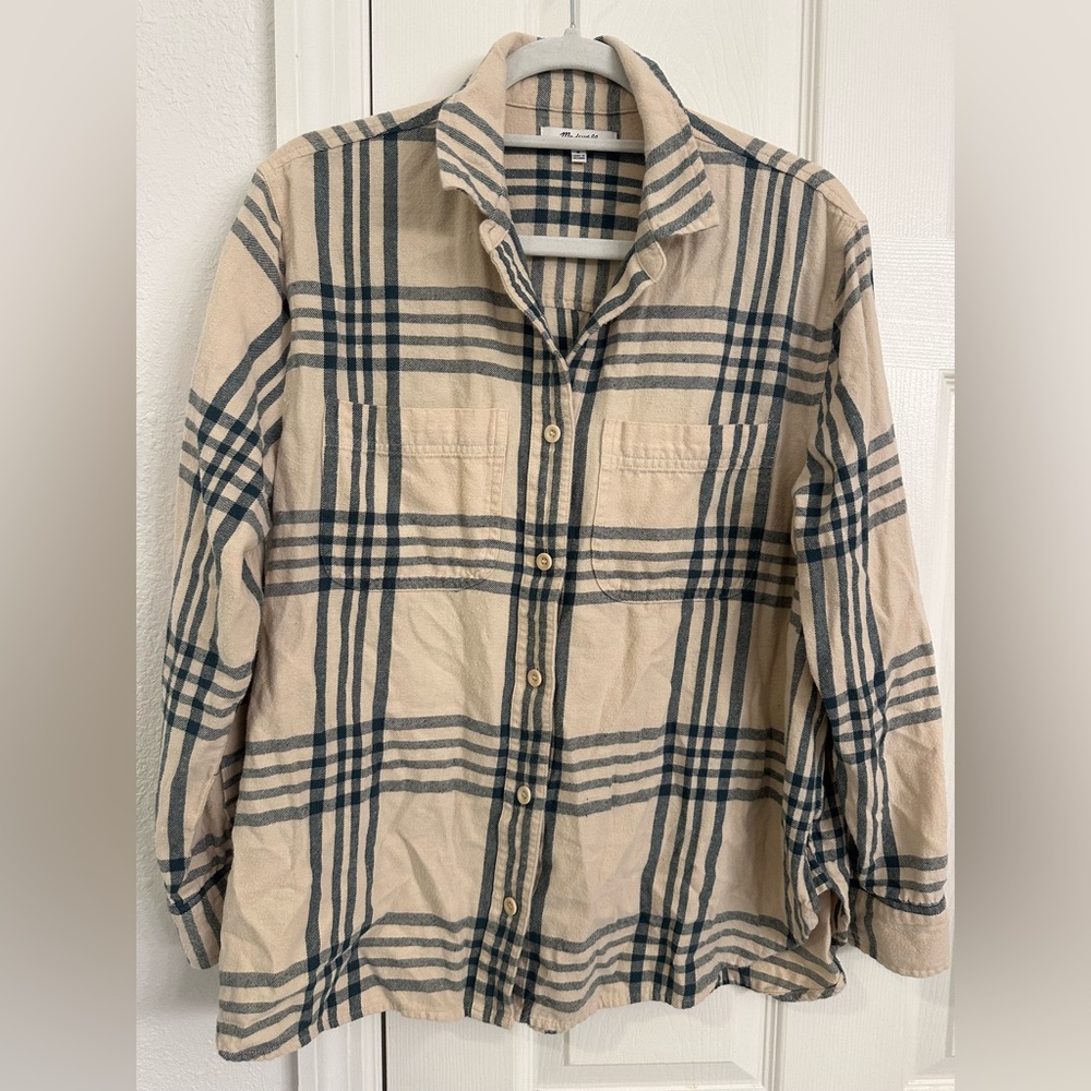 Madewell flannel button-down